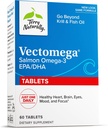 Terry Naturalmente Vectomega - Suplemento con EPA y DHA - Mesas Omega-3 para el apoyo al cerebro y la salud cardíaca - Suplemento nutricional con ácidos grasos esenciales " péptidos - 60 tabletas