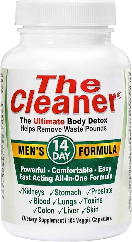 Sistemas Centuryn El Detox Limpiador, Fórmula Completa de Limpieza Interna, Asistencia Salud Digestiva, Capsules Vegetarianos (Men 14 Días)