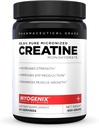 Myogenix Creatine Monohydrate – Pure Creatine Powder for Strength ' Endurance – Soporta la producción ATP " Muscled Strength – No Additives – Unflavored (80 Servings)