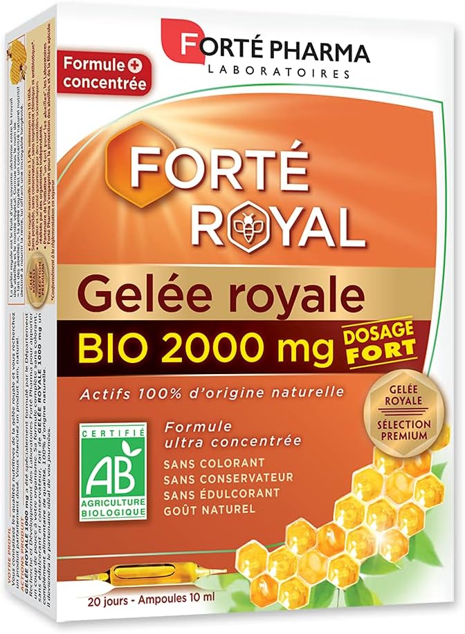 Orgánica Royal Jelly 2000mg 20 Phials