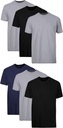 Embalajes de Hanes, Cottón Suave, Mejores camisetas para Hombres, Mochilas Blancas/Black/Asstd