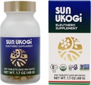 Sun Chlorella Sun Ukogi Organic Eleuthero Root 200 mg Siberian Ginseng Suplemento - Natural Adaptogen Well Being & Endurance Supplement for Women & Hombre - Non-GMO - 240 Tablets