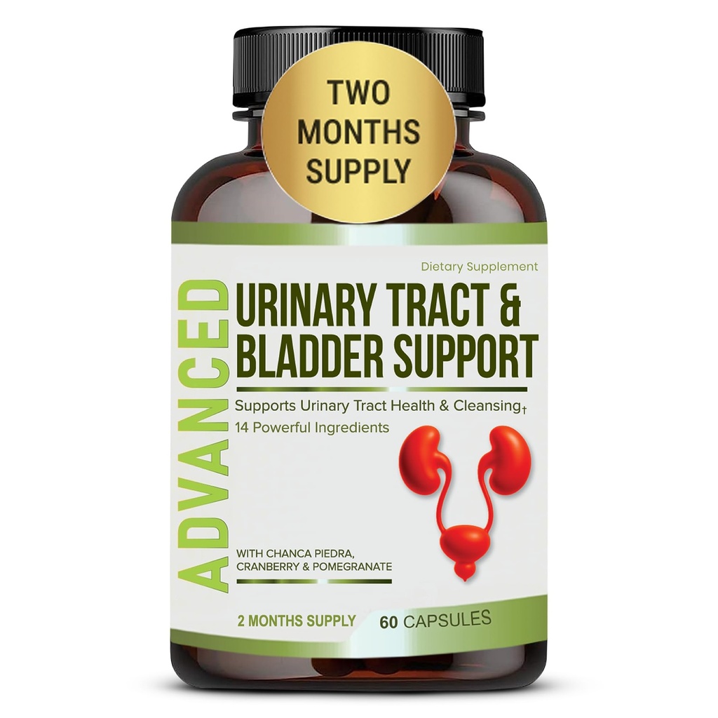 NutraPro Urinary Tract Health & Bladder Support for Women. Support Bladder Health and UTI Prevention with Pomegranate, Cranberry, Citric Acid, and Chanca Piedra for Fast-Acting Comfort.
