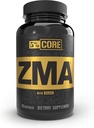 5% Nutrición núcleo ZMA (con Boron) Silencio promueve la recuperación mediante el almacenamiento de niveles de zinc, magnesio & vitamina B-6 (90 cápsulas)