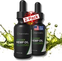Aceite de cáñamo Premium ← Fuente completa de Omega 3 6 9 Ácidos grasos, Aminoácidos esenciales " Antioxidantes ← Semillas de cáñamo tóxico Vegan Gluten Free Kosher Non GMO (1 Fl Oz - Pack de 2)