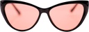 FL-41 Migraine Glasses Lentes de transición para la sensibilidad de luz interior / exterior Cat Eye Cloth Bag