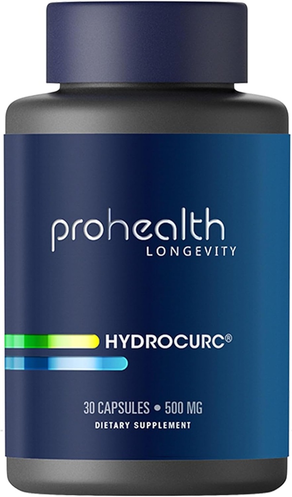 ProHealth HydroCurc® (500 mg, 30 cápsulas vegetales) Longevidad