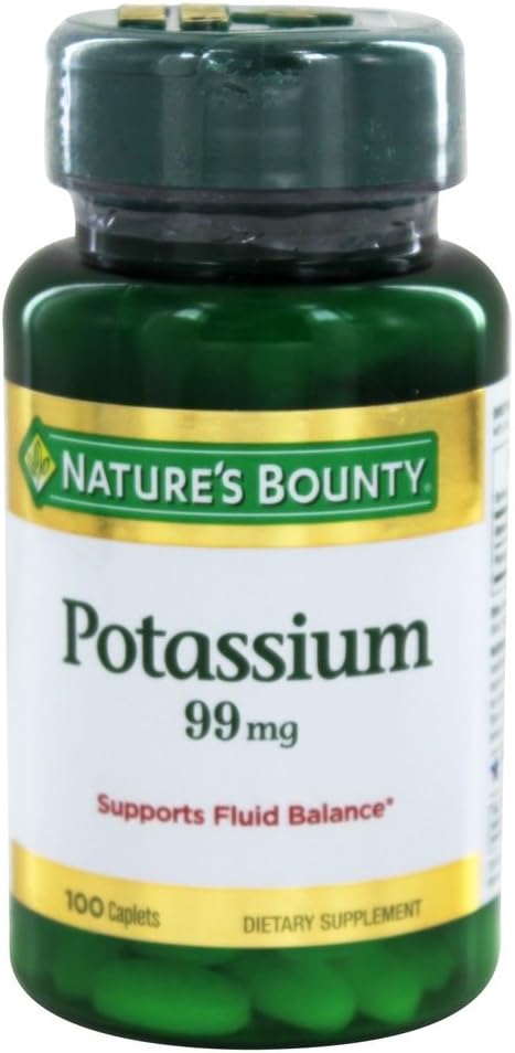 El Bounty Potassium Gluconate 99mg, 100 caplets (Pack of 2)