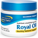 North American Herb & Spice Royal Oil - 2 fl. oz. - Raw Royal Jelly - Healthy Adrenal Support, Fights Stress - High in 10-HDA & B Vitaminas - Non-GMO - 20 servicios