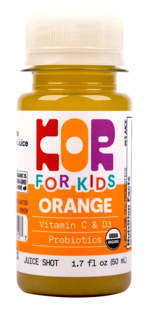 KOR Shots, Shot Orange Kids Single, 1.7 Ounce