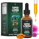 SuperBonsai Super Liver Support with Milk Thistle - All Natural Liver Cleanse Detox " Repair Aid - Doctor-Formulated Liver Supplement - Liquid Herbal Supplements for Liver Health - 1 Month Supply