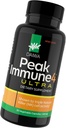 Daiwa PeakImmune4 Natural Immune Support Suplemento con RBAC Bran Rice y Mycelia Extracto de Shiitake Mushrooms - Ultra Fuerza