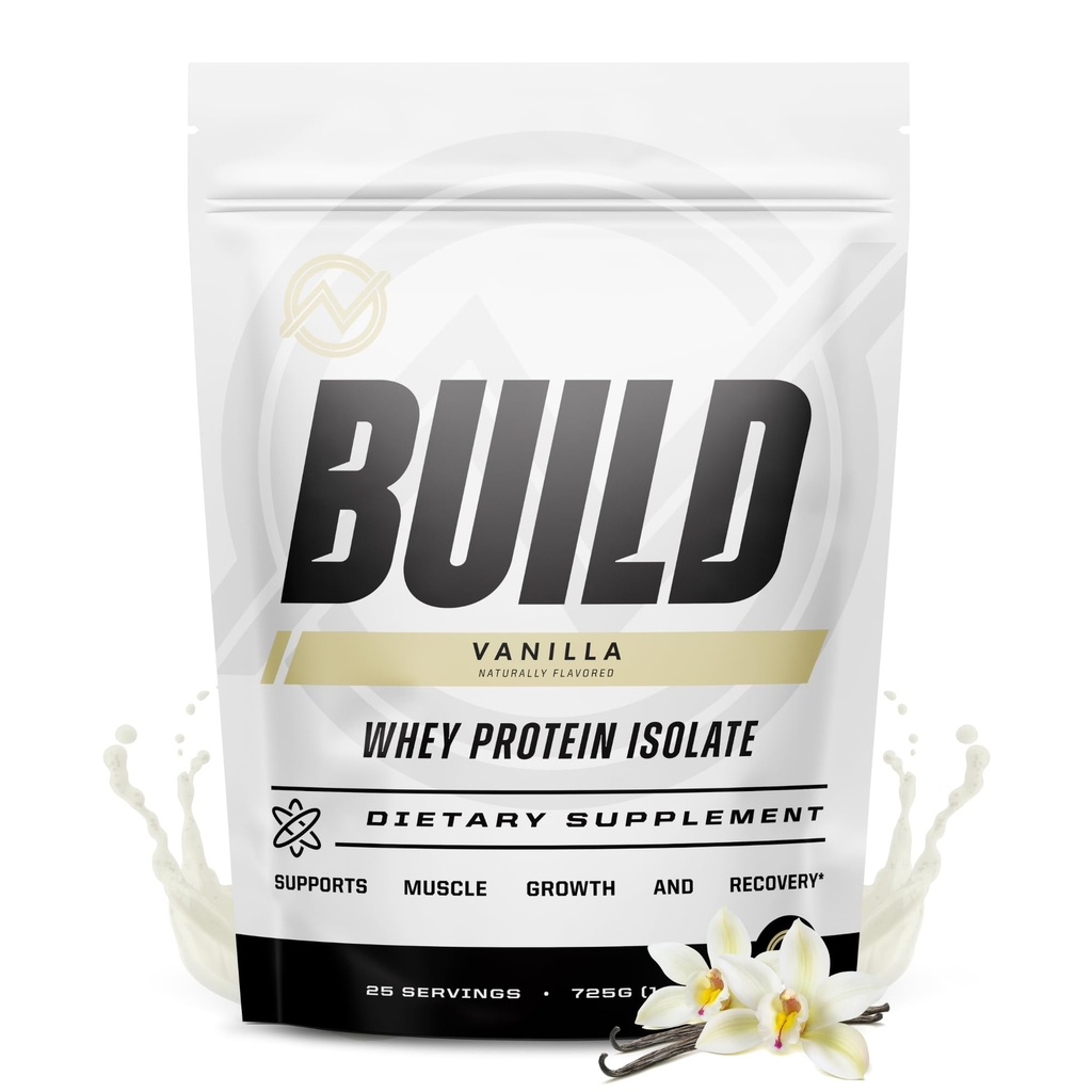 Outwork Nutrition Whey Isolate Protein Powder - Acelera Muscle Building " Recovery - Low Lactose, Gluten-Free - Post Workout Suplemento - Sintesis de proteína mejorada, Vanilla, 1.6lbs
