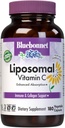 BlueBonnet Nutrition Liposomal Vitamina C 1000 mg, Hecho con aceite de girasol, Immune & Joint Comfort*, Vegan, Kosher, Non-GMO, Sin gluten, Libre de leche sin soja, 180 cápsulas vegetales, 90 piezas