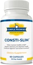 Promesa Simple - Consti-Slim - Apoyo a la Salud y Bienestar Digestivos Naturales – promueve la actividad enzimática saludable, 60 cápsulas