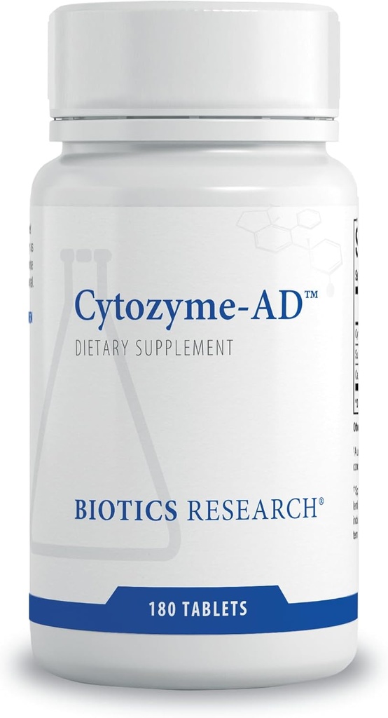 Biotics Research Cytozyme-ADTM Adrenal Support Supplement for Women & Men– Supports Healthy Adrenal Function, Normal Energy Levels & Global Wellbeing & Promotes Calm – 180 Tablets