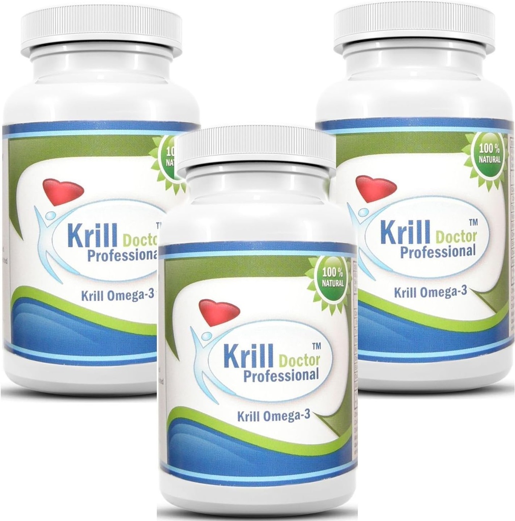 Aceite de Krill Rojo Antártico Profesional 180 Softgels 1200mg Servindo ácidos grasos Omega-3 Epa DHA