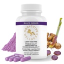 Wellness adictivo negro jengibre capsules 450mg, Kaempferia Parviflora Suplemento de Apoyo Energía, Metabolismo, Resistencia &amp; Rendimiento, Ginger negro tailandés para hombres, Vegan & Paleo, 100 Cuenta