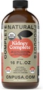 Productos naturales completos Riñón completo - 16oz Botella de vidrio, Limpiador de Riñón