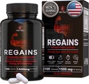 HGH Suplementos para Hombres - Regains Natural Anabólico Crecimiento del Musculo " Hormona de Crecimiento Humano para Hombres, Muscle Builder para Hombres, Muscle Recovery Post Workout Suplemento, 100 píldoras Protein