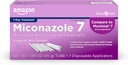 Amazon Basic Care Miconazole 7, Miconazole Nitrate Vaginal Cream 2 Percent, 7-Day Yeast Infection Treatment For Women, Feminine Care, 1.59 onza (Pack of 1)