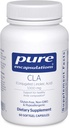 Encapsulaciones puras CLA (Acido Linoléico Conjugado) 1000 mg Silencio promueve la Composición del Cuerpo Saludable con el ejercicio* Silencio 60 cápsulas Softgel