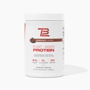 TB12 Powder de proteína basada en plantas por Tom Brady, 24g de Pea Vegan Protein, Sugar bajo, Carb bajo, No GMO, Reemplazo de comida, Keto Friendly, Paleo, Sugar Free, Chocolate Flavor (30 Servings/2.25lbs)