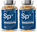 Elementos esenciales Saw Palmetto Plus - Suplemento de salud de próstata para hombres con calabaza y aceite de semilla de arándano Ø Apoya la vejiga y la salud urinaria 120 Softgels