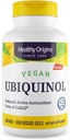 Orígenes saludables Ubiquinol vegano (formulario activo de CoQ10), 100 mg - Kaneka Ubiquinol Suplementos para la salud cardíaca " Apoyo antioxidante - Gluten-Free " Non-GMO Suplemento - 150 geles vegetales