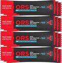 ORS (Solución de Rehidratación Oral), Recuperar más rápido, electrolitos de deshidratación extrema, 12pack (Fruit Punch)