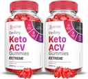 Laboratorios justificados (2 Pack Destiny Keto ACV Gummies Extreme 2000MG Destiny Keto Gummies Advanced Formula Apple Cider Vinegar con Pomegranate Beet Juice Powder B12 Vegan Non GMO 120 Gummys