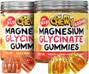 Magnesium Gummies Bundle – 2 Botellas (60 Cada uno) – Pineapple Orange & Peach Mango