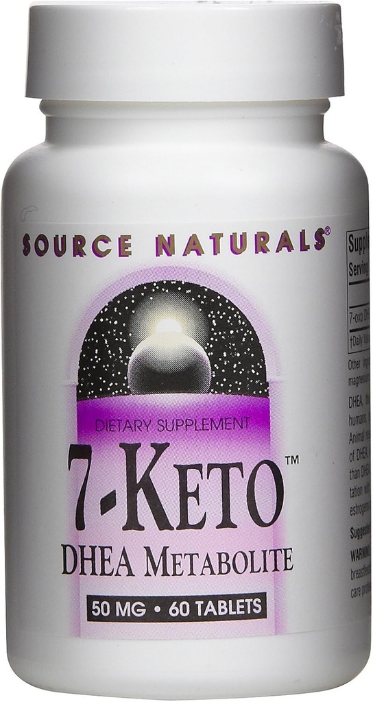 Fuente Natural 7-Keto DHEA Metabolito 50 mg Tabs