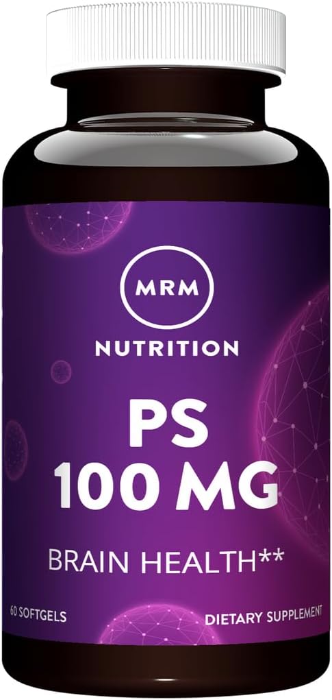 MRM Nutrición PS 100mg  Phosphatidylserine  tolera Brain Health TEN Memory + Learning TEN Gluten-Free TEN 60 Servings