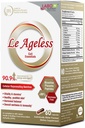 LABO Nutrición Le Ageless – Terapia rejuvenecedora de células Placenta de Japón – Mejorada con el Peptide de Collagen y la levadura de Brewer para apoyar la salud inmune, regeneración de la piel, anti envejecimiento – 60 cápsulas