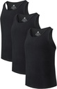 DAVID ARCHY Hombres Tank Top Bamboo Rayon camisetas camisetas Camiseta Camiseta Moisture-Wicking A-Shirt para Hombres, 3 o 5 Pack