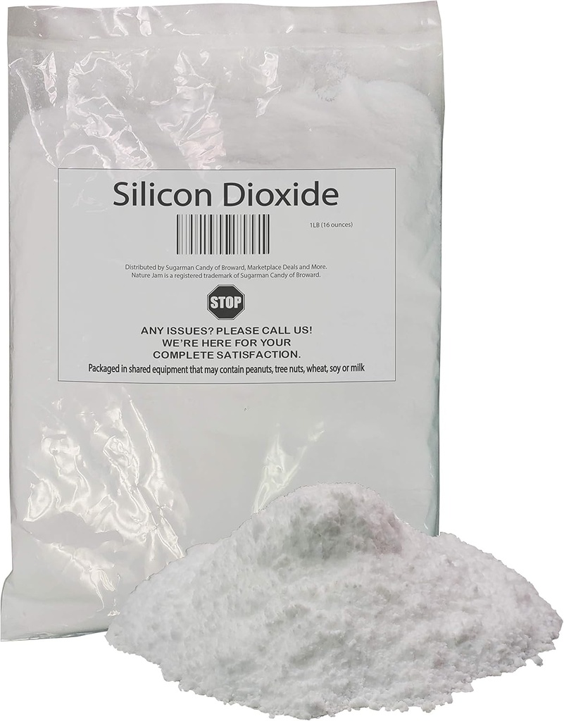 Dióxido de silicona 1 Pound-Silica Powder-Anti Caking Agent