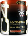 Cellucor C4 Ultimate x WWE Pre Workout Powder Nectarine Guava Knockout - Sugar Free Preworkout Energy Supplement for Men & Women - 300mg Caffeine + 3.2g Beta Alanine + Cretinas patentadas - 20 Servimientos