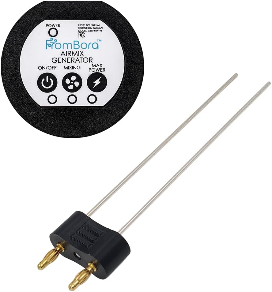 AirMix Colloidal Silver Generator Kit + 1pc 12ga Pareja de plata de 6"