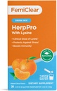 FemiClear HerpEase con L-Lysine 3000mg Suplemento dietético Bebida Mix con Zinc 11mg Vitaminas A y C 900mg Sensoril Ashwaganda 250mg Stevia Extracto 60mg