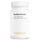 Supersmart - Bacillus Subtilis 3 Billion CFU por día (High Potency) - Spore Probiotic Supplement ← Non-GMO &amp; Gluten Free - 60 DR Capsules