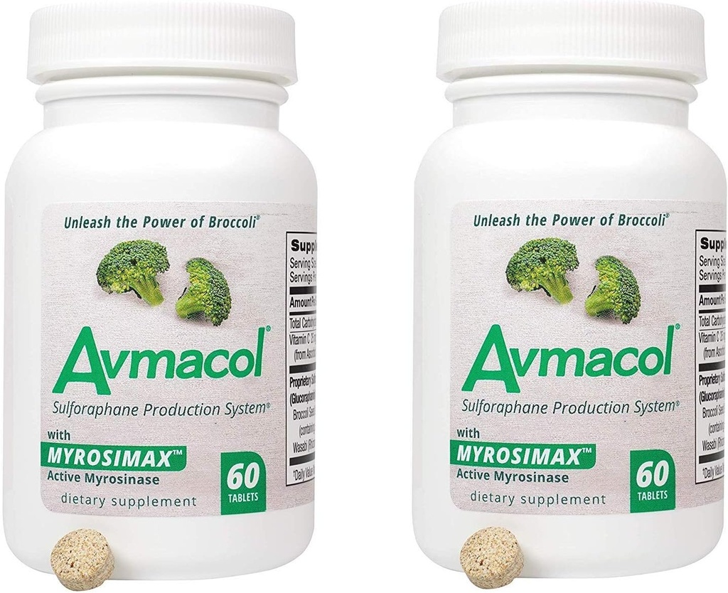AVMACOL® (120) 2 Sulforaphane Suplemento con Myrosinase