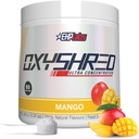 EHP Labs OxyShred Pre Workout Powder - Preworkout Powder con L Glutamine & Acetyl L Carnitine, Energy Boost Drink - Mango, 60 Servings