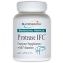 TRANSFORMATION THE GENESIS OF GOOD HEALTH Enzyme Protease IFC Enzyme Supplement, Natural Support for Muscle & Fatigue, with High Rich Vitamin A, E, C, Zinc, & Selenium, Non-GMO, 60 Capsules