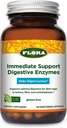 Udo's Choice Flora - Apoyo inmediato Enzymes Digestivos - Apoyo Lactosa Digestión, Bloating, Heartburn & Gas - Contiene 7 Enzimas - Gluten-Free - 90 cápsulas vegetarianas