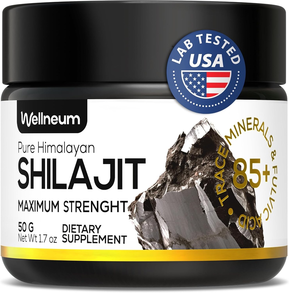 Shilajit Resin - Shilajit Pure Himalayan Orgánica de Energía, Inmunidad y Claridad Mental - Natural Himalayan Mumiyo para Hombres y Mujeres con Trace Minerals y Ácido Fulvico