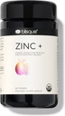 Blisque – Suplemento Zinc Orgánico Fuentes de Guava Leaf Silencio para Immune Support, Defense and Boost Silencio con Ashwagandha, Aloe Vera, Ginger, y Turmeric Silencio Vegan Silencio Powder  60 Grams