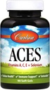 Carlson Aces Antioxidante Fórmula, 90 Softgels