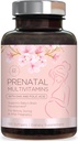 Vitaminas prenatales para mujeres con ácido fólico, DHA & Iron - Multivitamina prenatal de las mujeres, vitaminas prenatales esenciales con folato, Omega 3, D3, B12, suplemento de embarazo para mamá & bebé - 120 Softgels