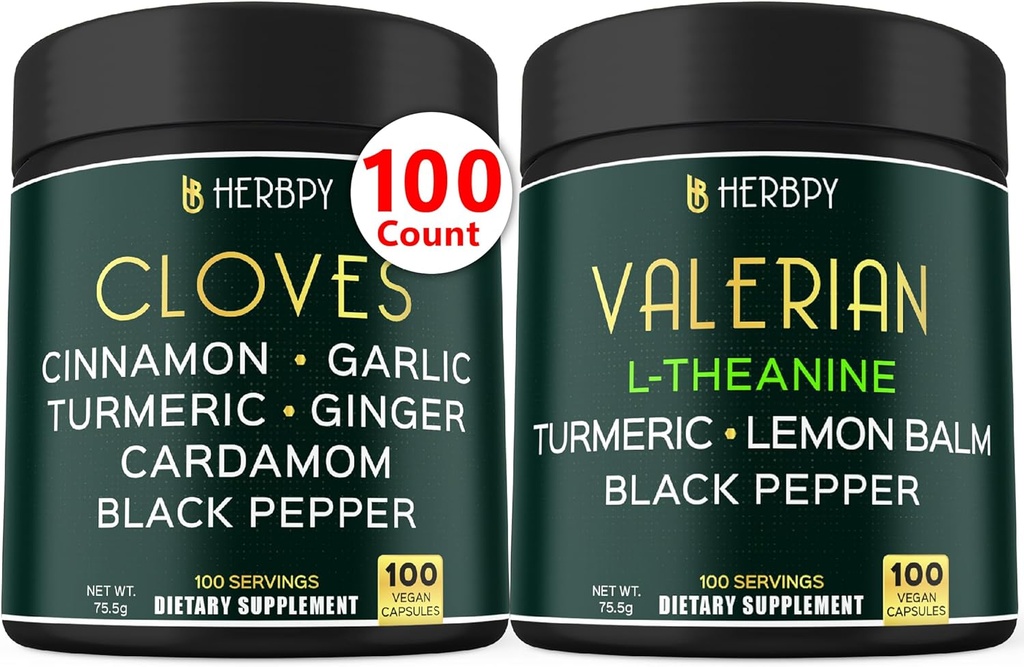 Bundle 7in1 Cloves Suplemento & 5in1 Valerian Root Suplemento